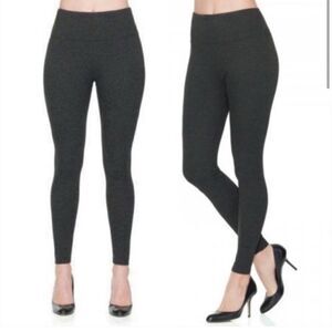 SPANX | Ready to Wow Charcoal Leggings Size Medium